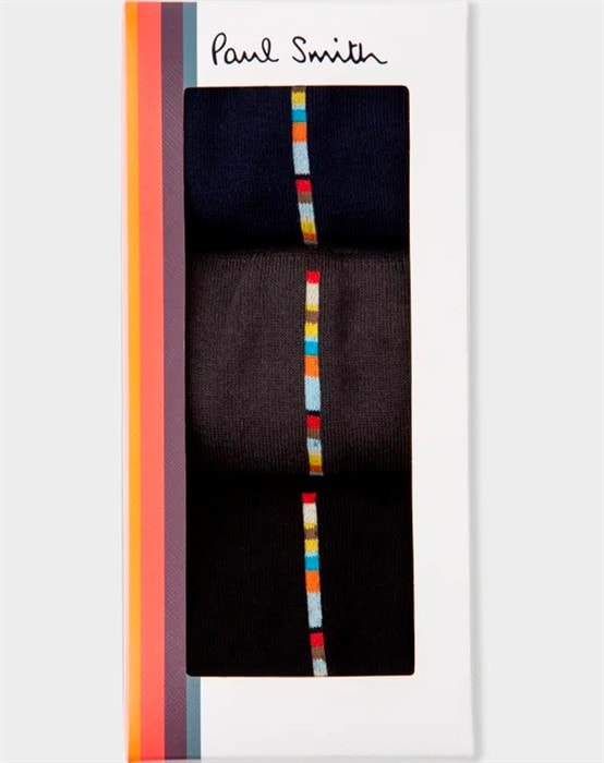 Central Signature Stripe Strømper - 3 Stk